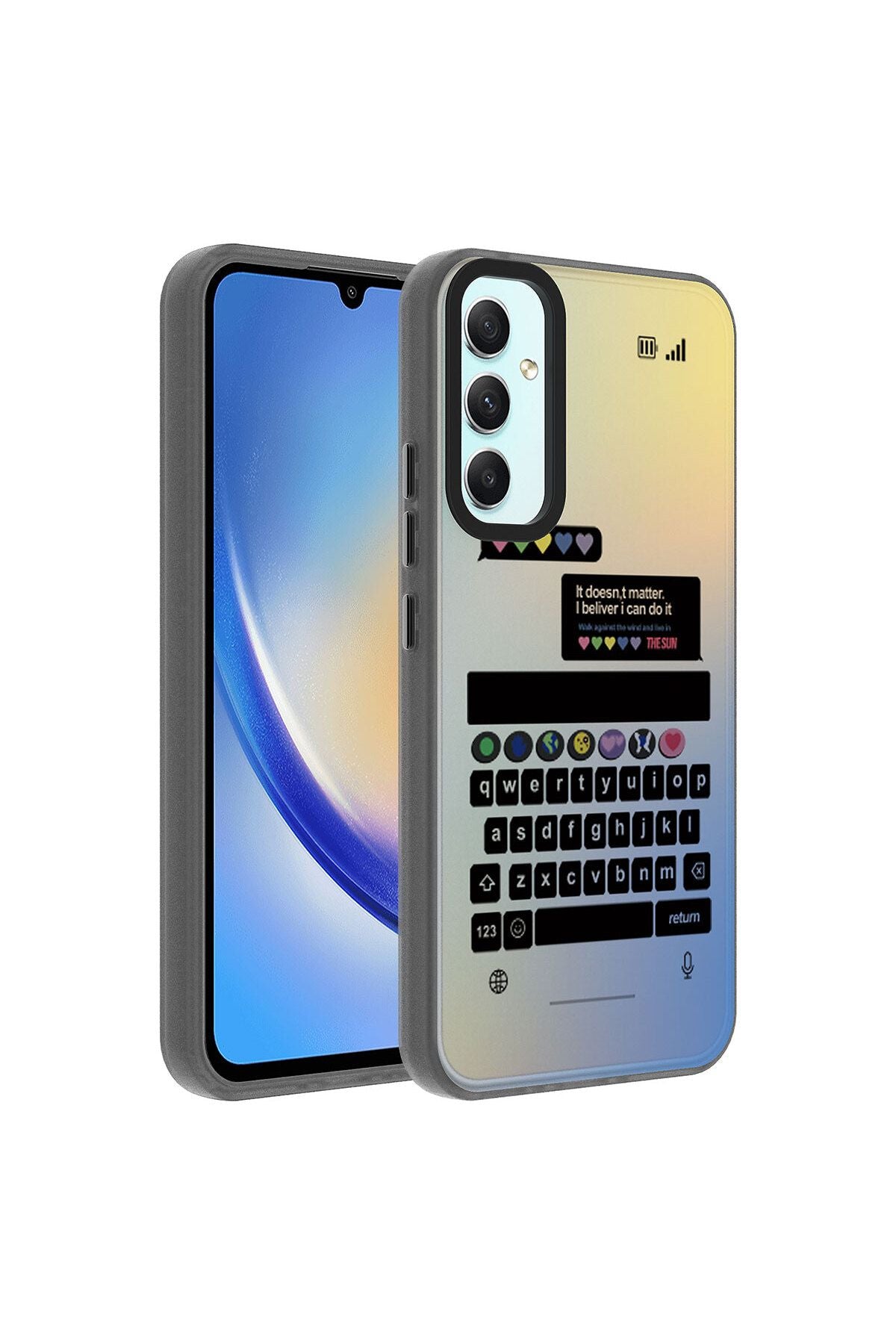 Galaxy A24 Kılıf Desenli Zore Dragon Sert Kapak - Seyahat