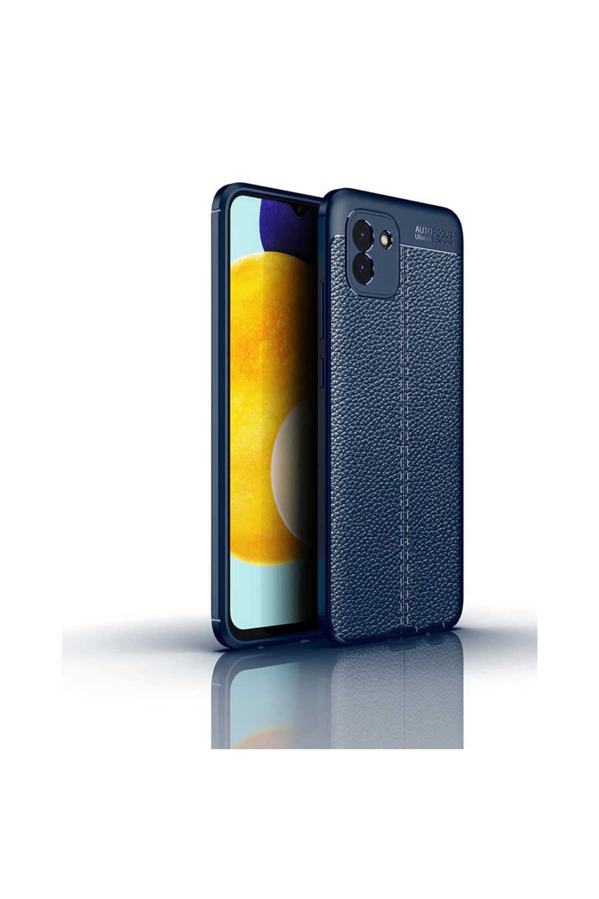 Galaxy A03 Kılıf Zore Niss Silikon Kapak - Lacivert