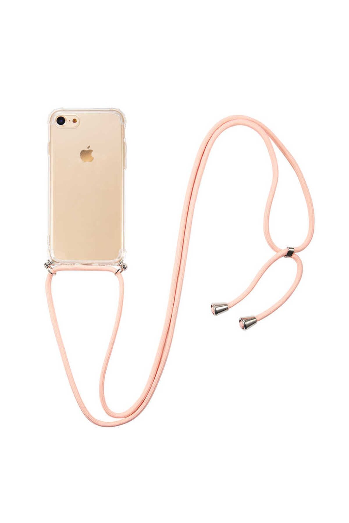 iPhone SE 2022 Uyumlu Zore X-Rop Kılıf-Renksiz