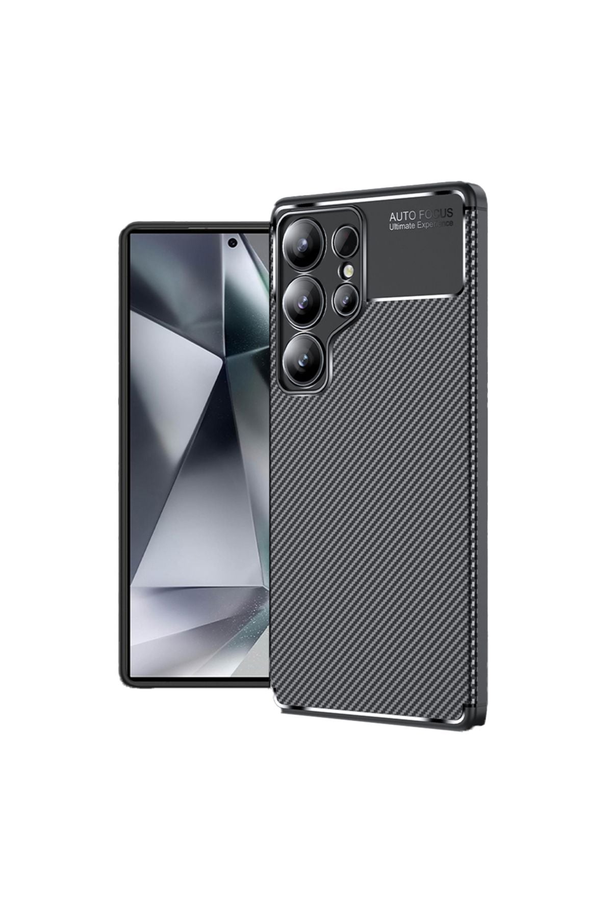 Galaxy S25 Ultra Uyumlu Kılıf Zore Negro Silikon Kapak-Siyah