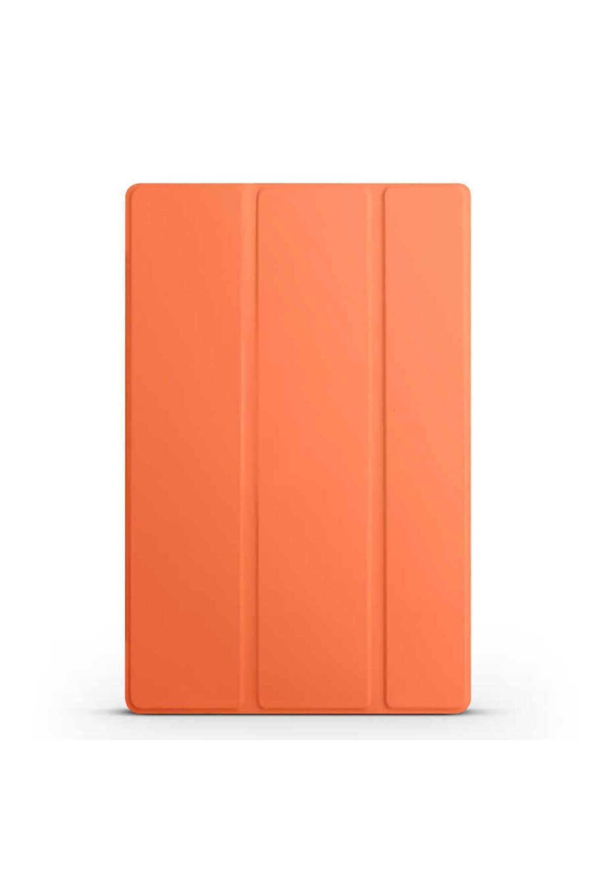 Galaxy Tab A8 10.5 SM-X200 (2021)  Uyumlu Zore Smart Cover Standlı 1-1 Kılıf-Gri