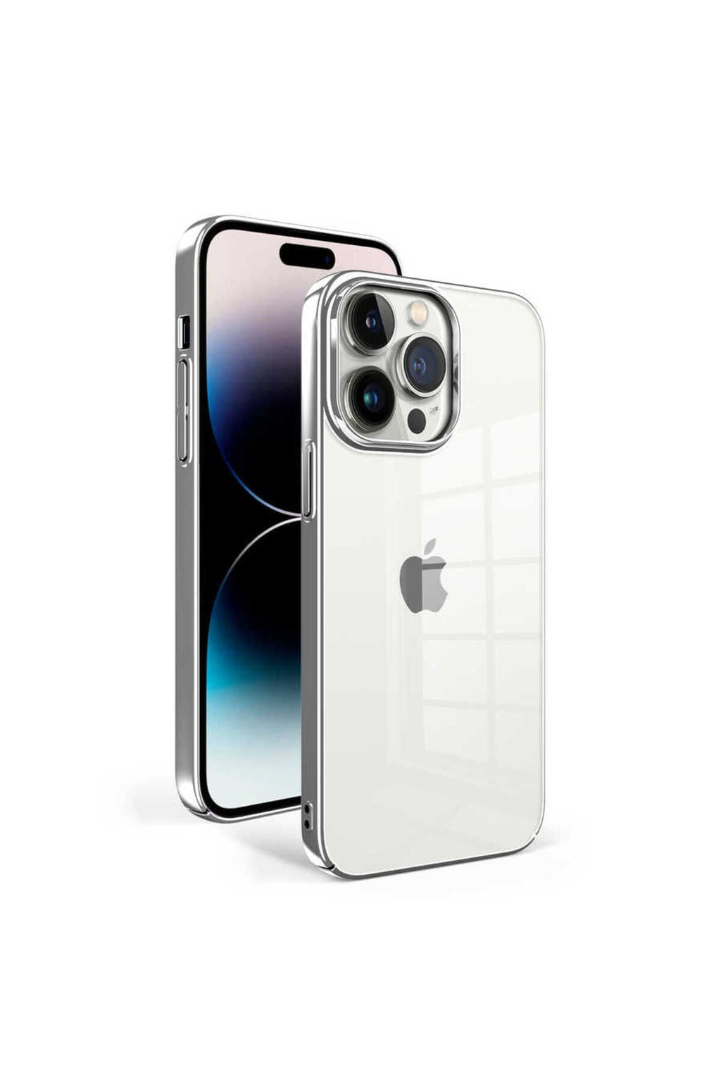 iPhone 14 Pro Uyumlu Zore Sun Kılıf-Gümüş