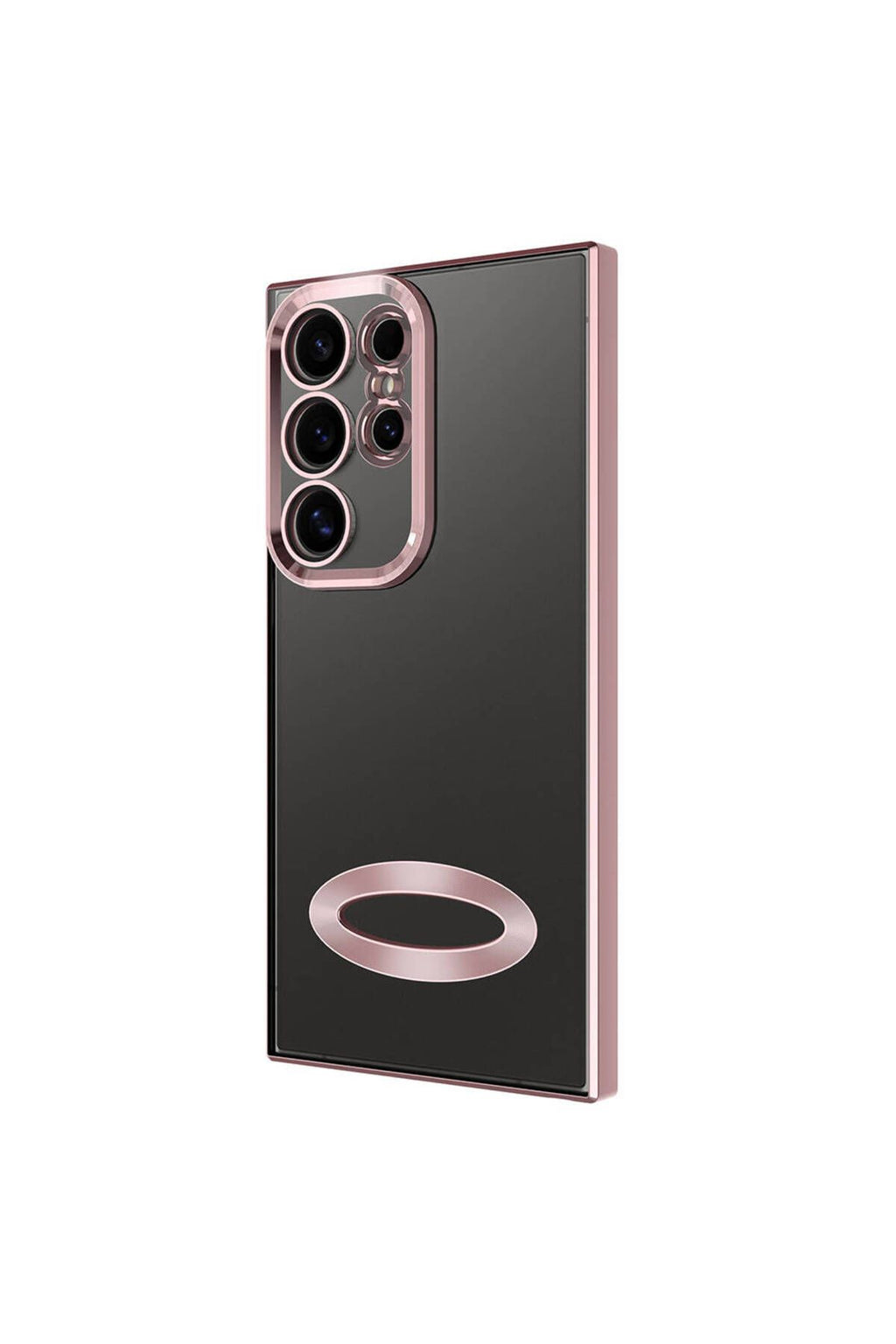 Galaxy S24 Ultra Kılıf Kamera Korumalı Logo Gösteren Zore Omega Kapak - Sierra Mavi