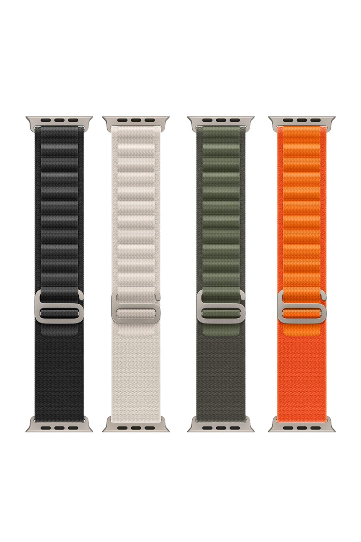 Watch Ultra 49mm Uyumlu KRD-74 Hasır Zore Kordon-Mor