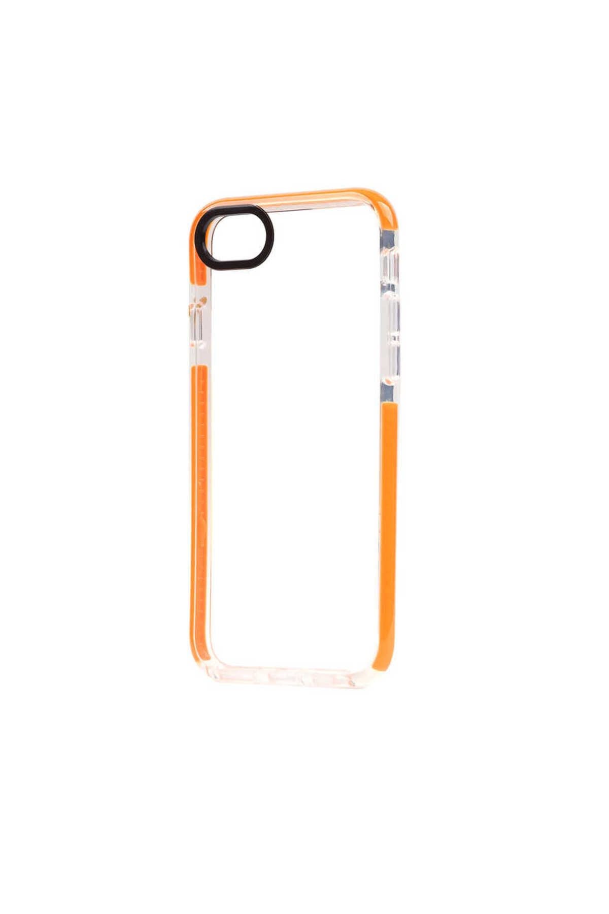 iPhone SE 2022 Uyumlu Zore Punto Kılıf-Turuncu