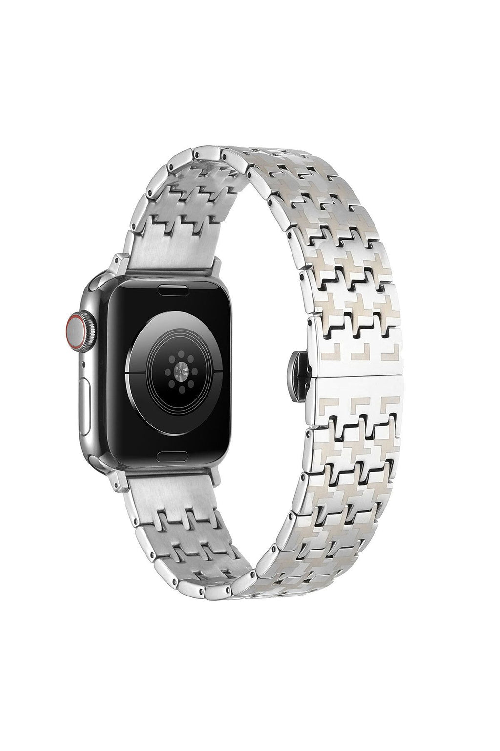Watch 7 41mm Uyumlu KRD-86 Metal Zore Kordon-Gümüş