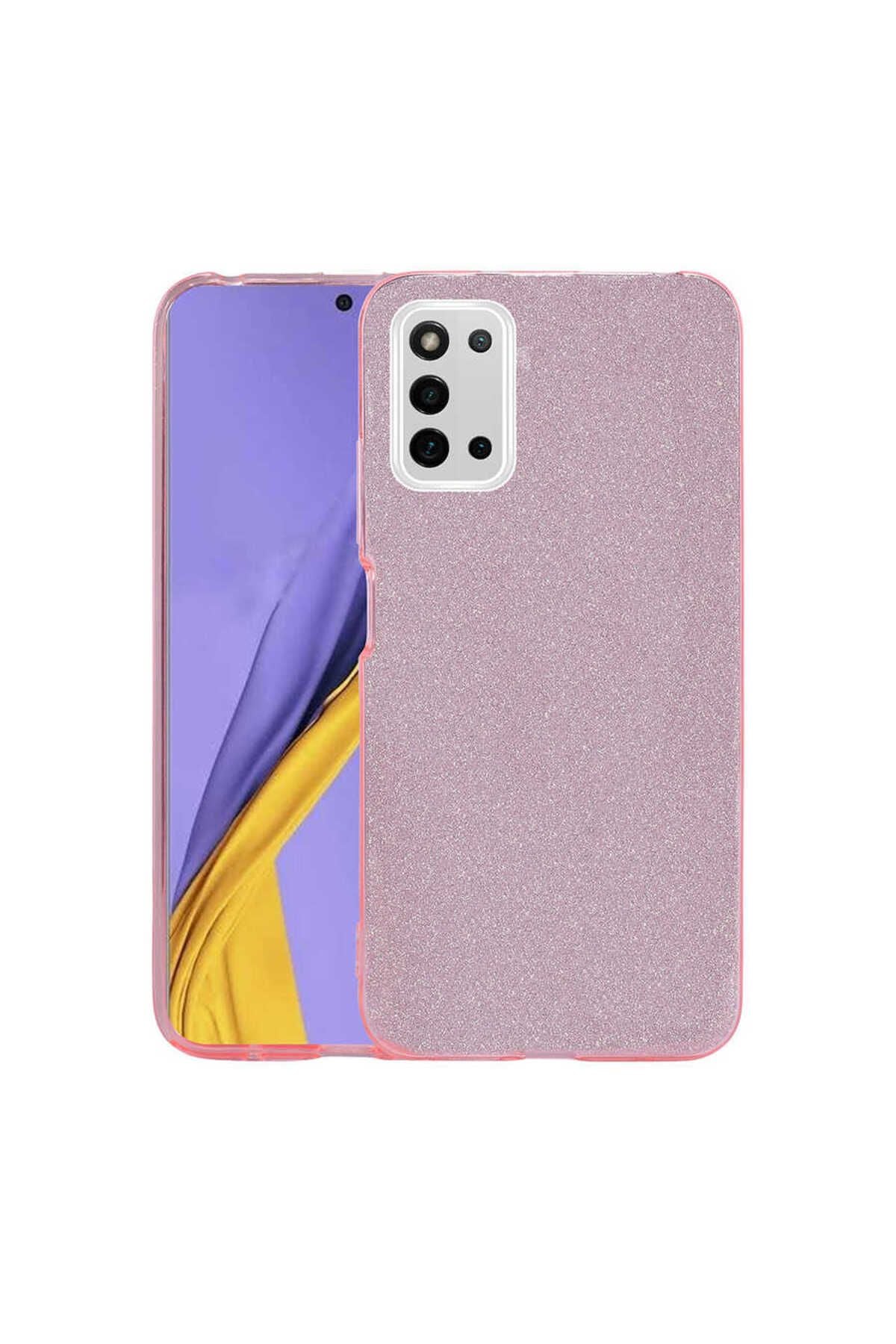 Galaxy A03S Kılıf Zore Shining Silikon - Gümüş