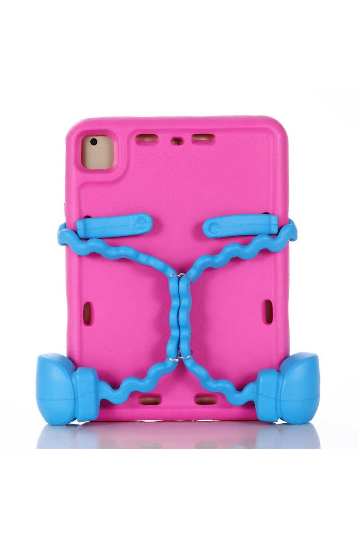 iPad 5 Air Zore Eva Boxer Tablet Silikon - Pembe Koyu