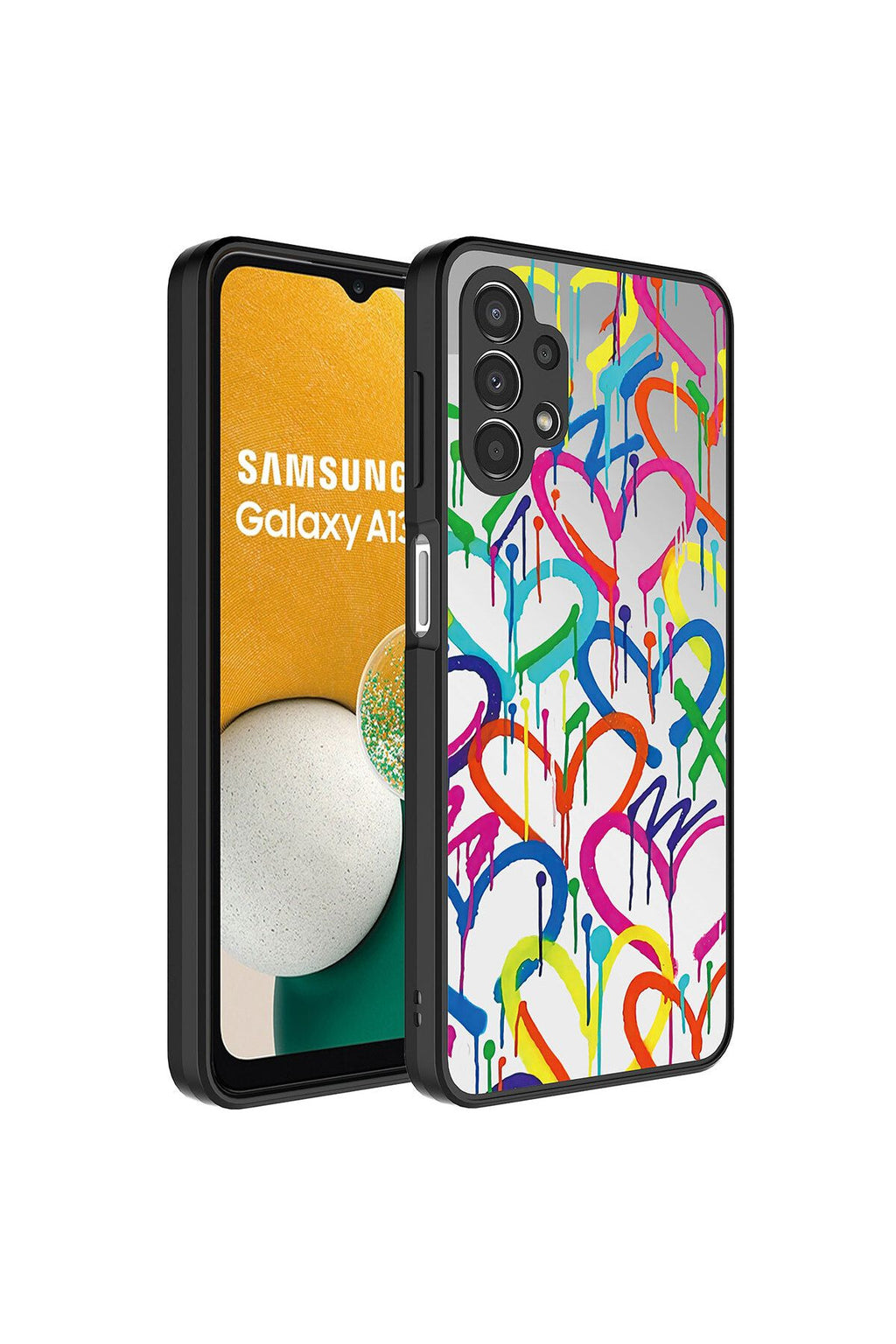 Galaxy A32 4G Kılıf Aynalı Desenli Kamera Korumalı Parlak Zore Mirror Kapak - Süper Anne