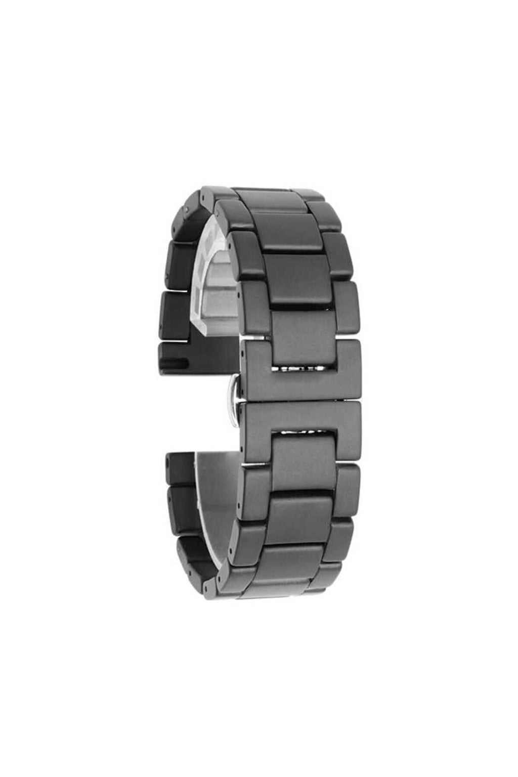 Galaxy Watch 46mm (22mm) Mat Seramik Metal Zore Kordon-Siyah