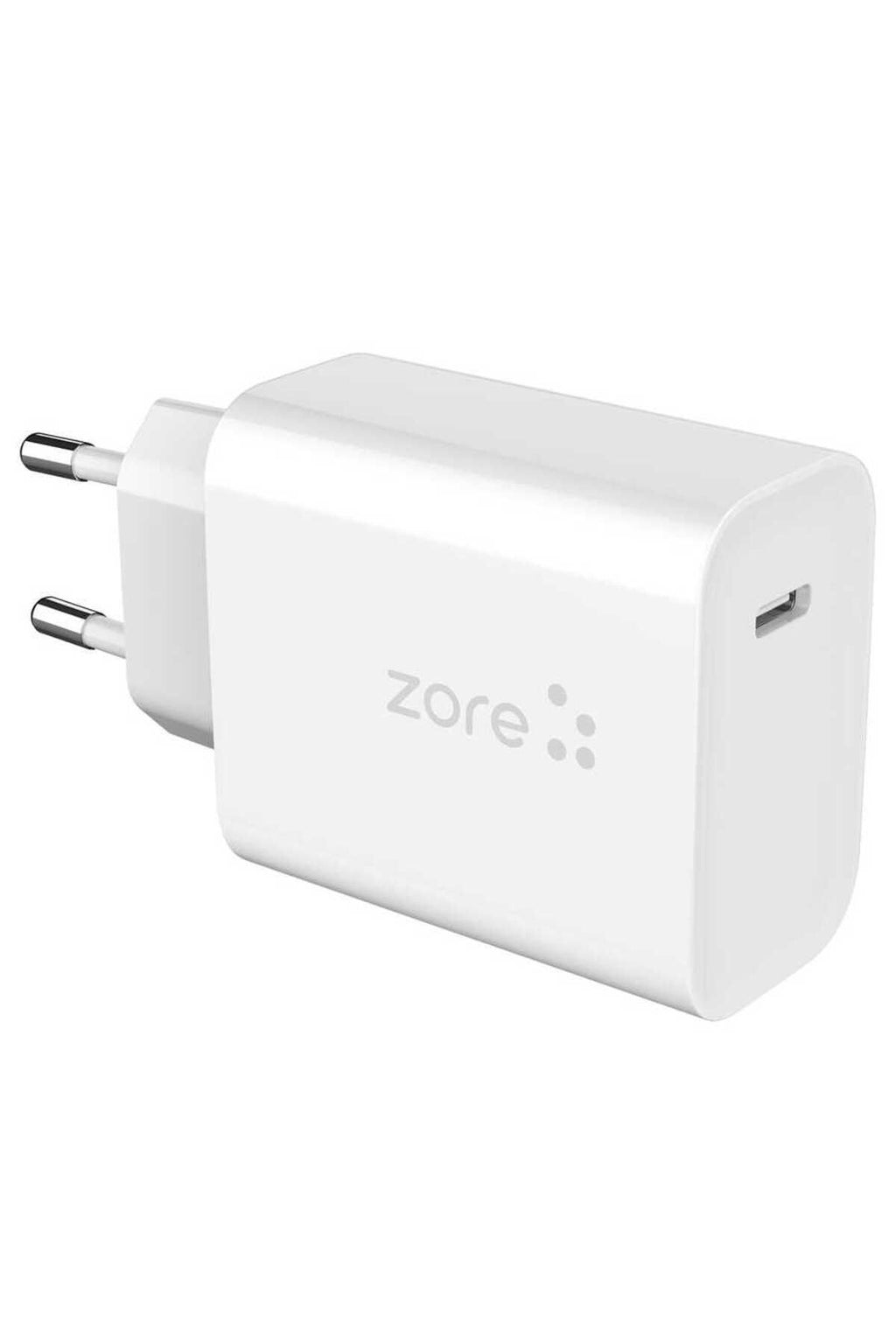 Beyaz XMac Serisi X3 20W Seyahat Şarj Başlığı-Zore