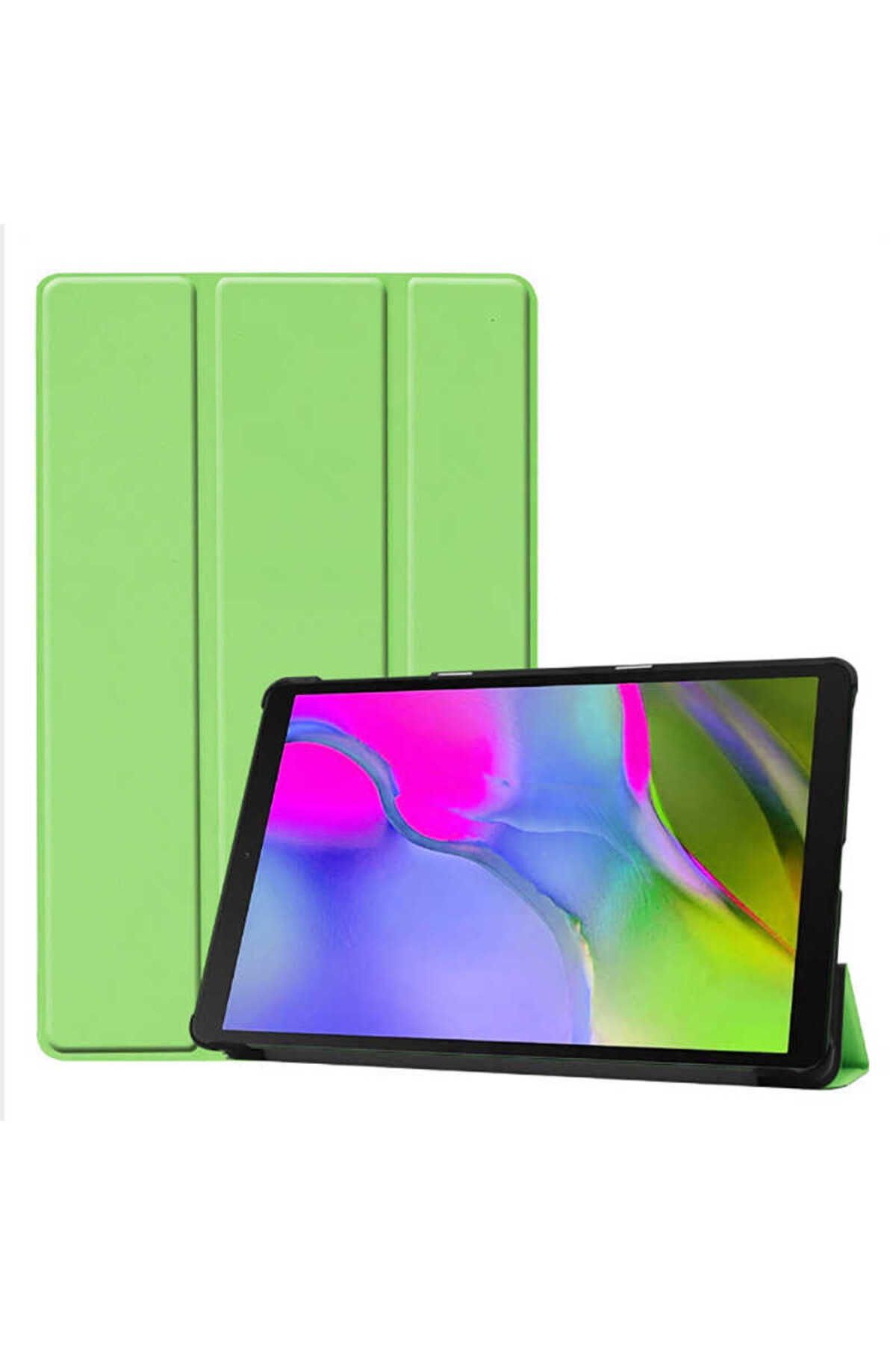 Galaxy Tab A 8.0 (2019) T290  Uyumlu Zore Smart Cover Standlı 1-1 Kılıf-Pembe