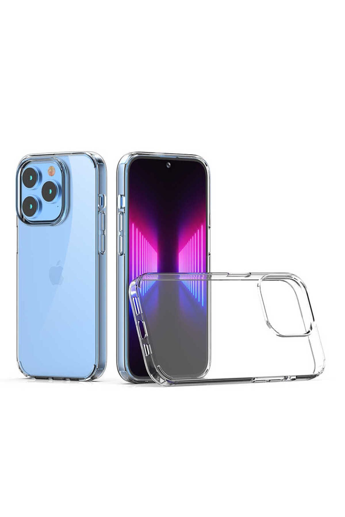 iPhone 14 Pro Uyumlu Zore Coss Kılıf-Renksiz