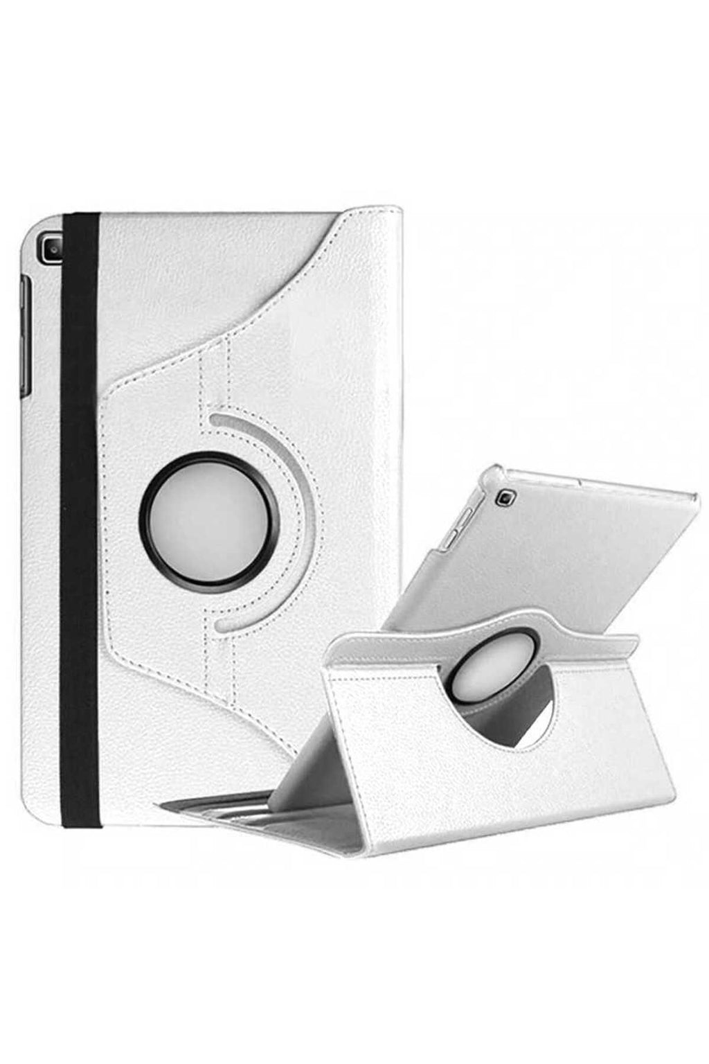 Galaxy Tab A 8.0 (2019) T290  Uyumlu Zore Dönebilen Standlı Kılıf-Pembe Açık