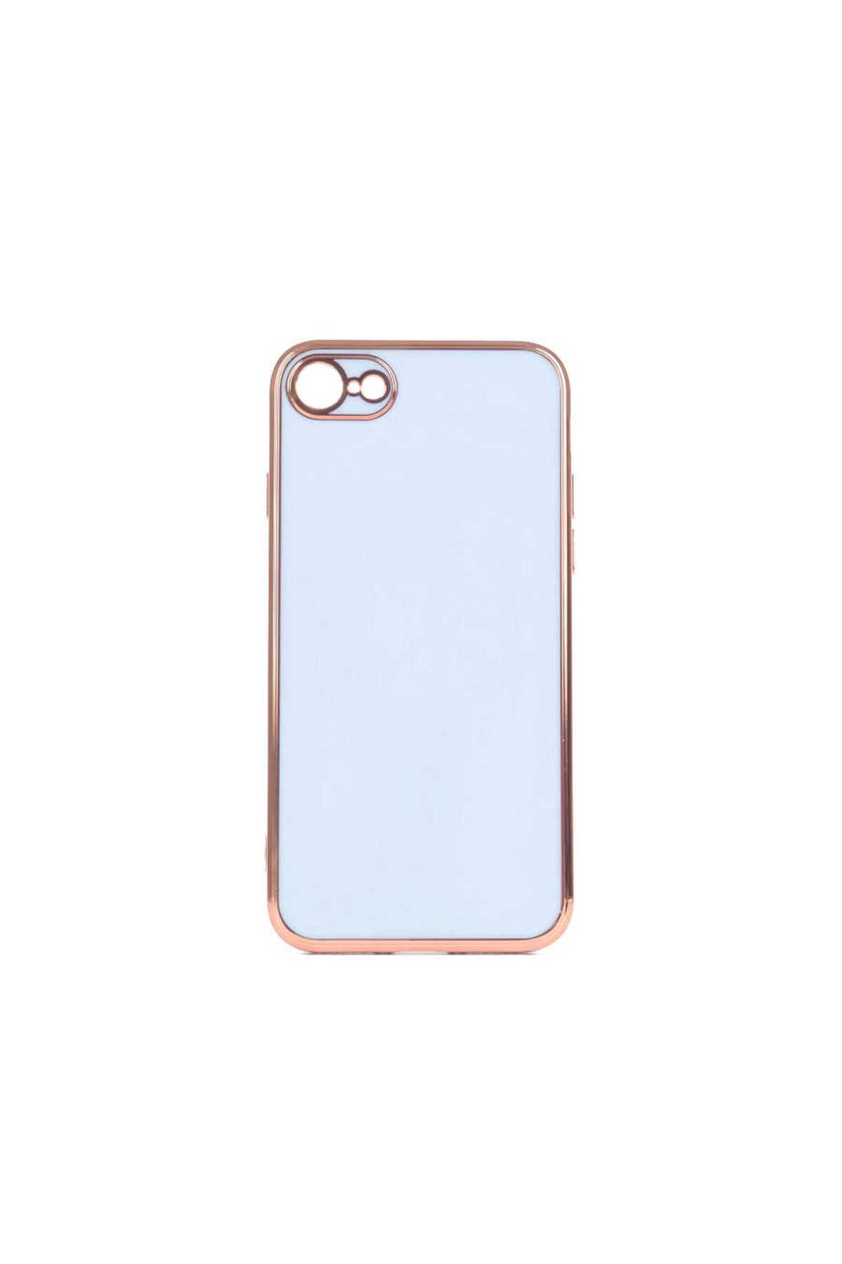 iPhone SE 2020 Kılıf Zore Bark Kapak - Mavi Açık