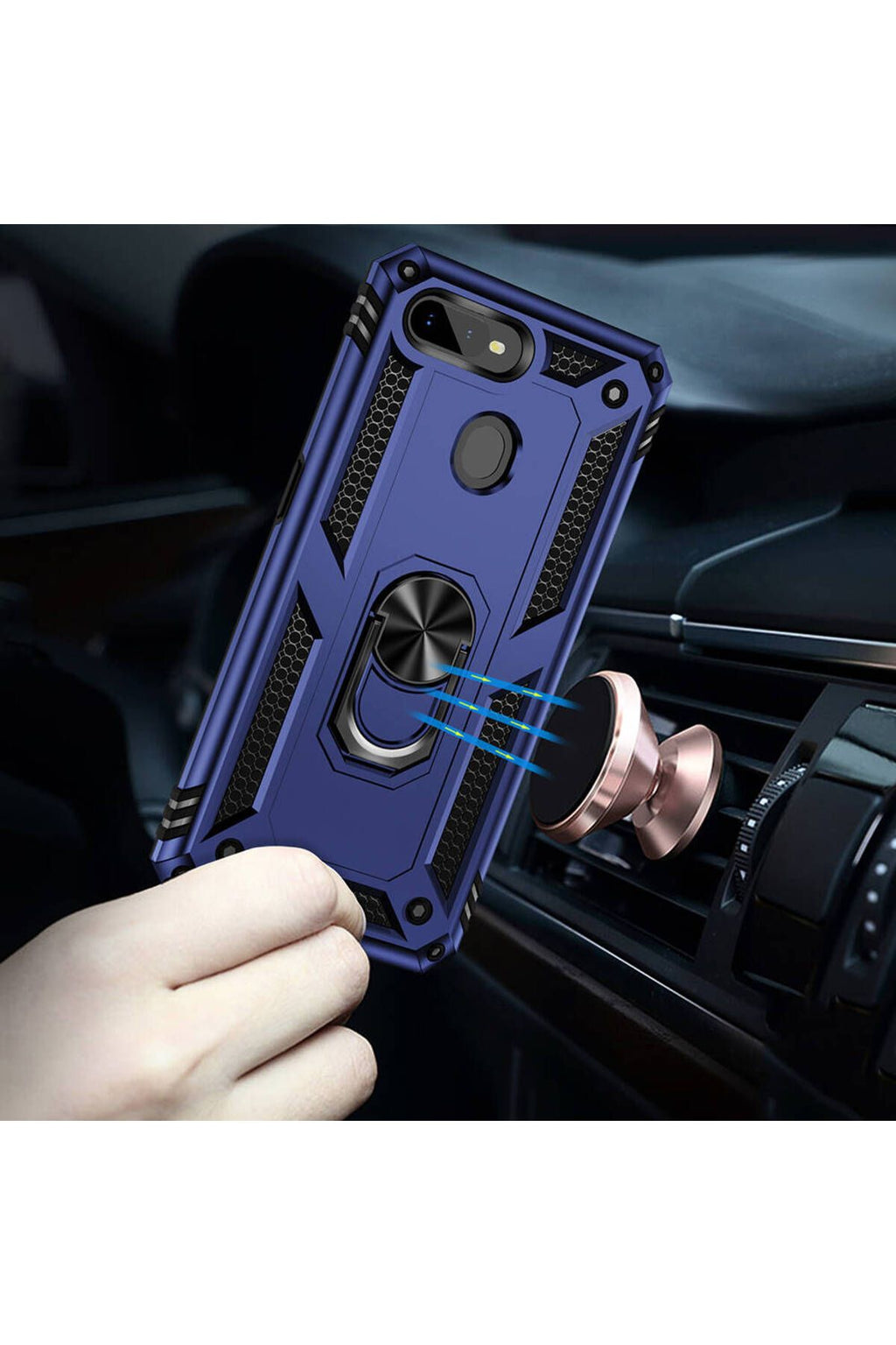 AX7 Kılıf Zore Vega Kapak - Mavi