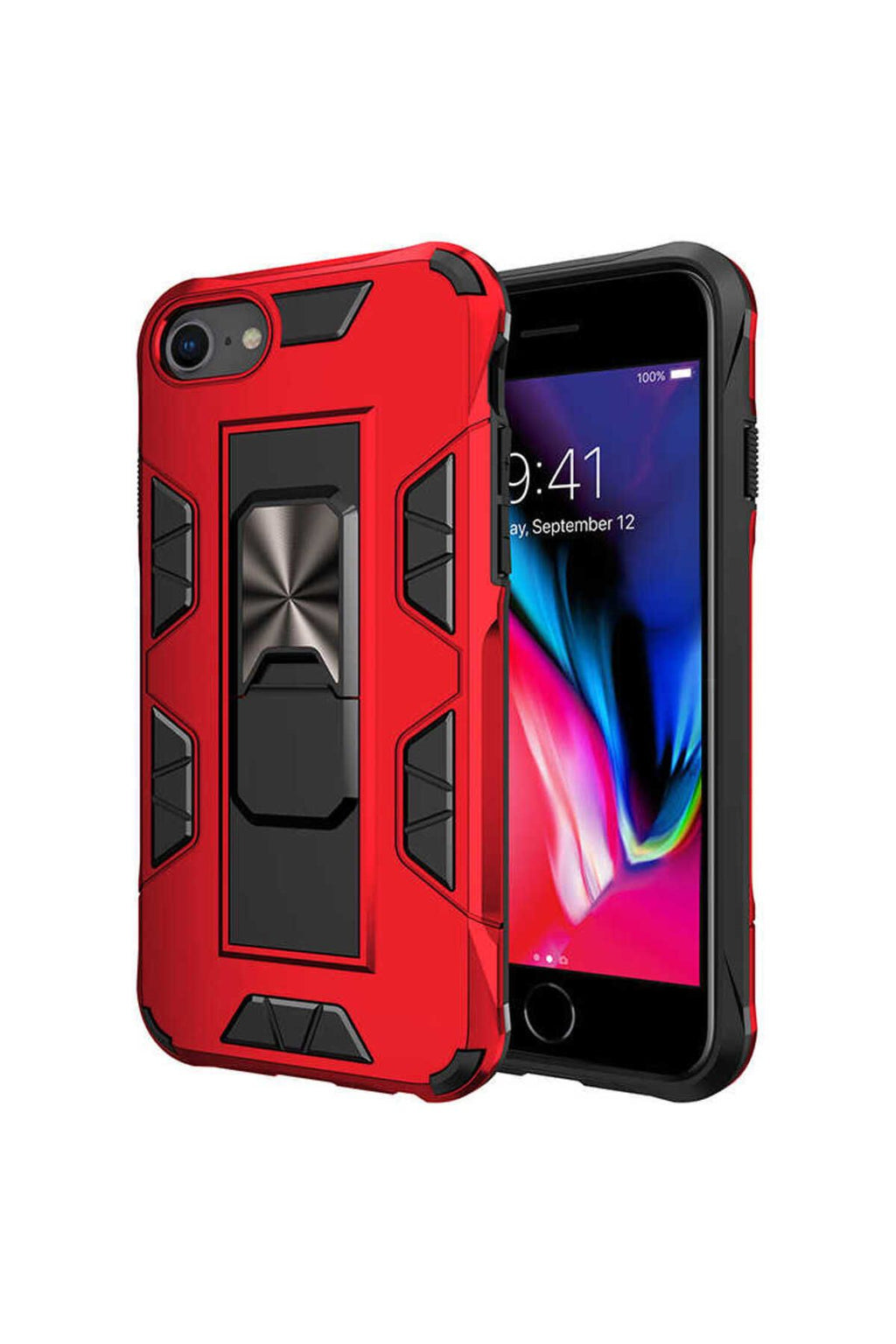 iPhone SE 2022 Kılıf Zore Volve Kapak - Siyah