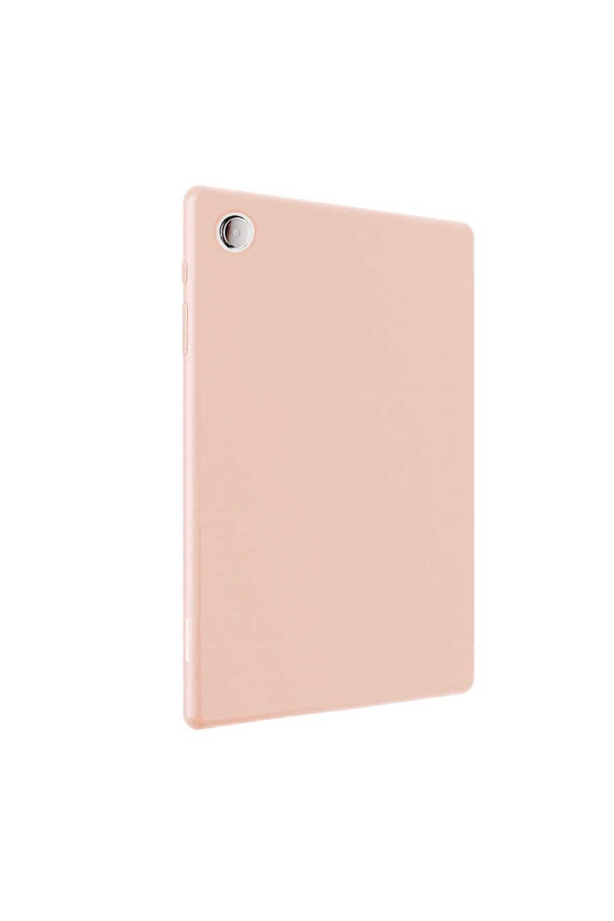 Galaxy Tab A8 10.5 SM-X200 (2021) Zore Beg Tablet Silikon - Pembe