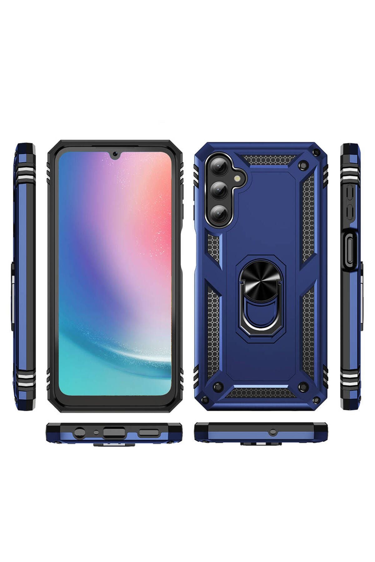 Galaxy A25 Kılıf Zore Vega Kapak-Mavi