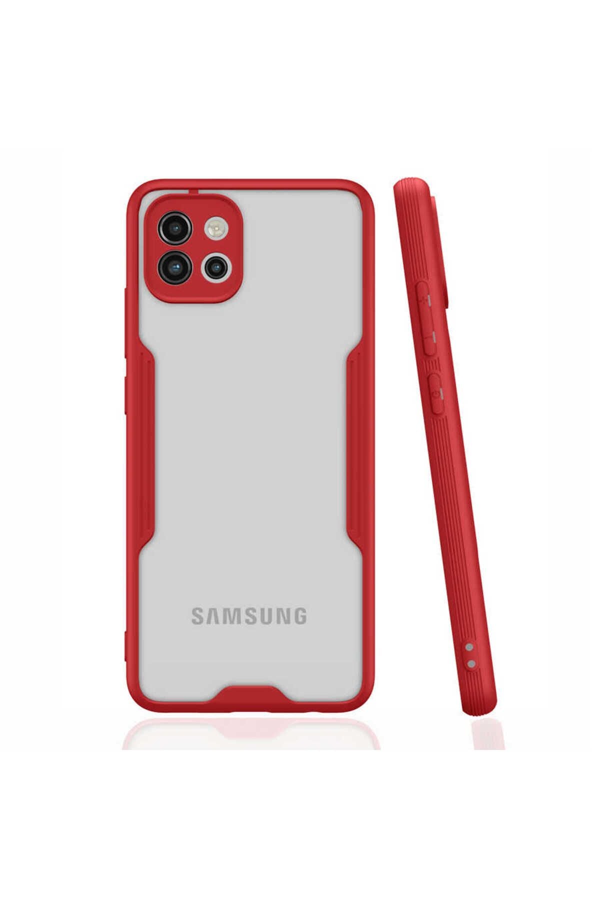 Galaxy A03 Kılıf Zore Parfe Kapak - Mavi