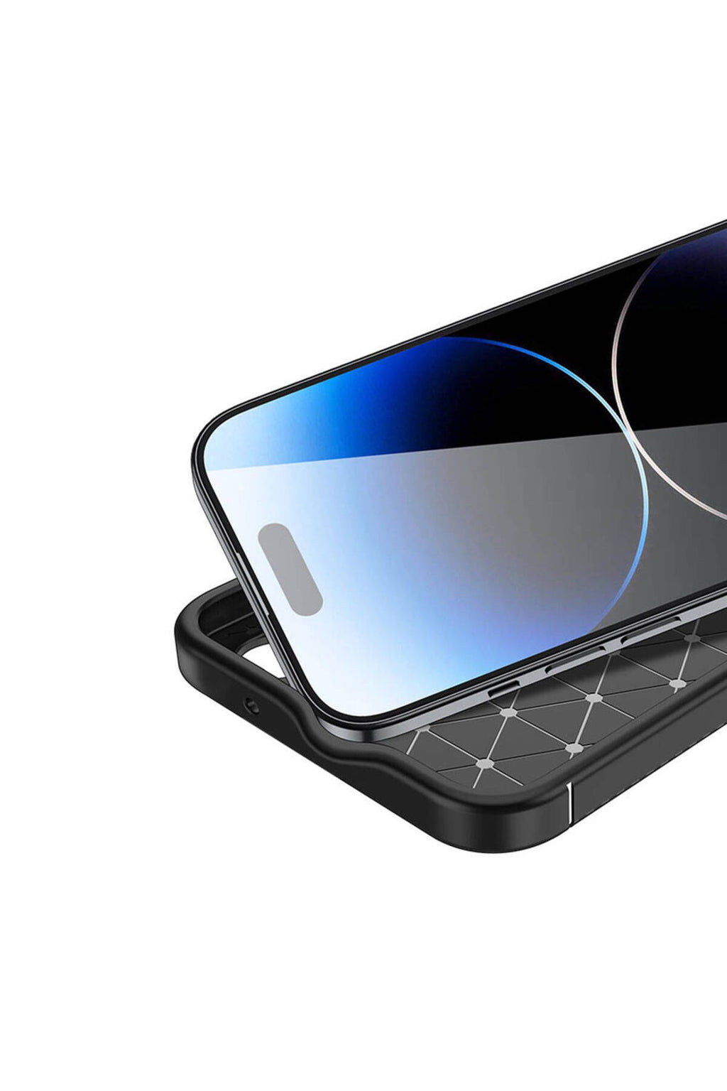 iPhone 15 Uyumlu Zore Negro Silikon Kılıf-Siyah