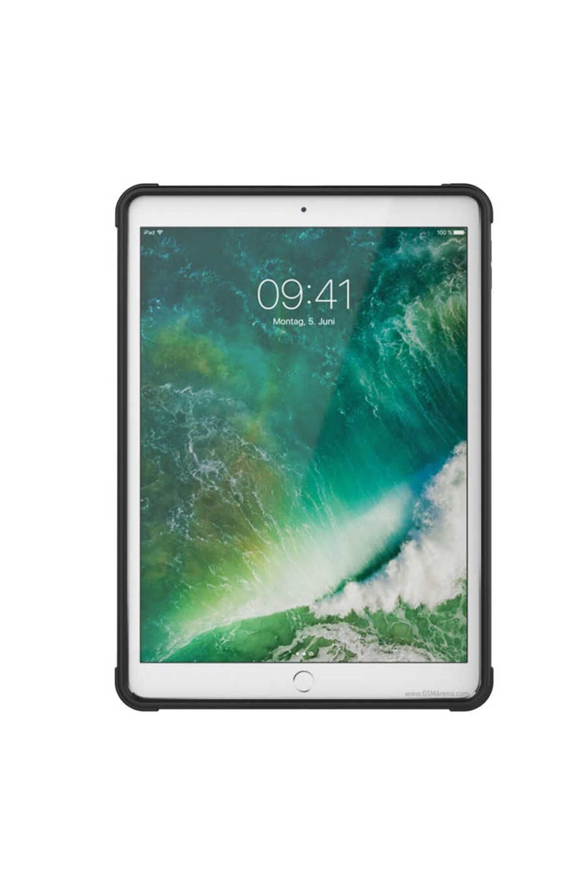 iPad 9.7 2018 (6.Nesil) AKAV Defens Tablet Silikon - Siyah
