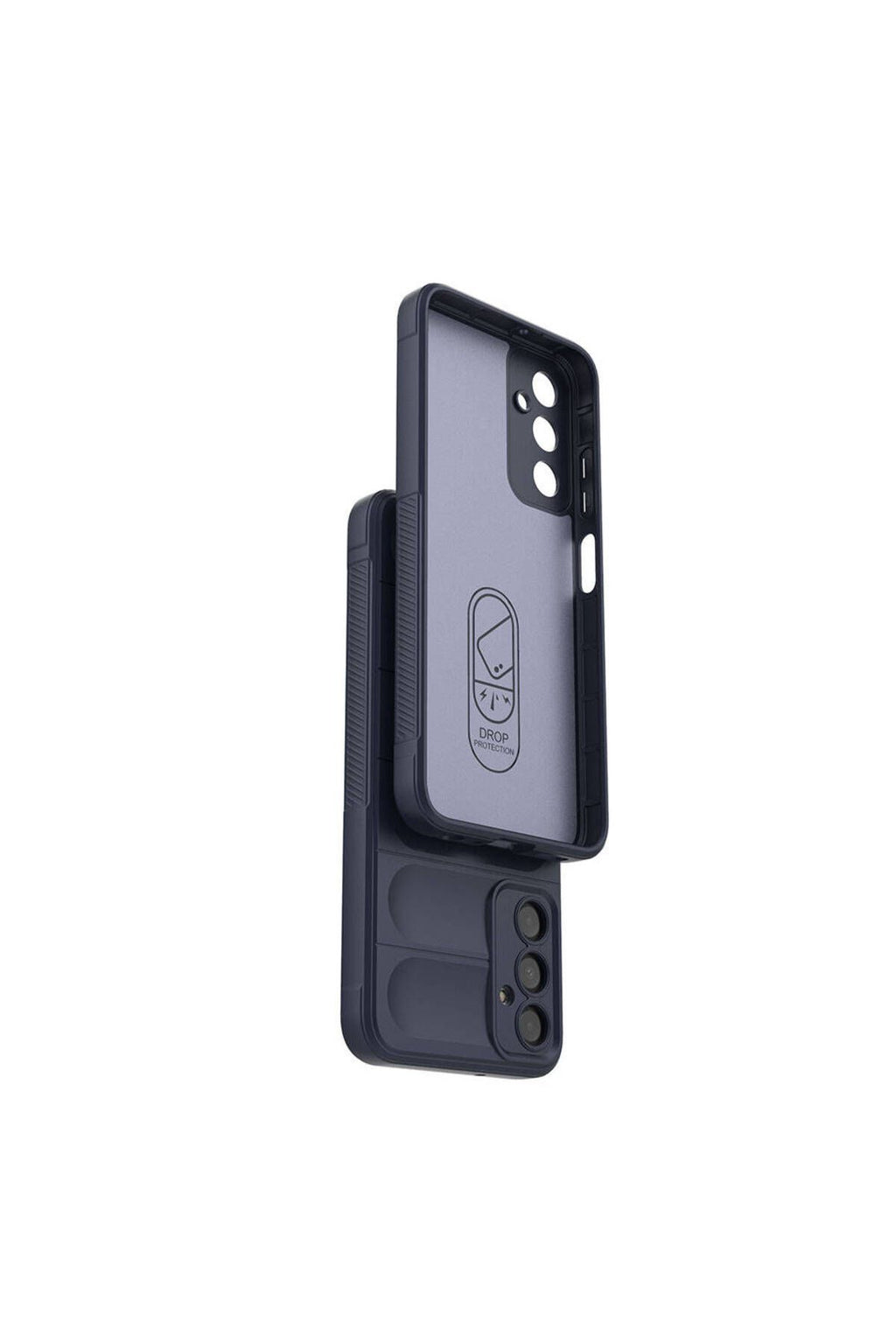 Galaxy A05S Kılıf Esnek TPU Oyuklu Arka Yüzey Tasarımlı Zore Etnik Silikon Kapak - Koyu Yeşil