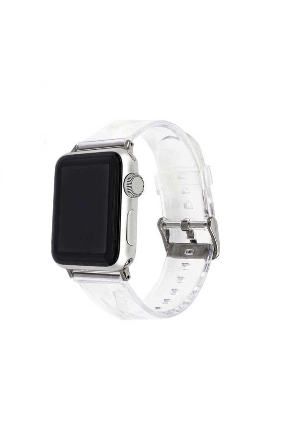 Watch Ultra 49mm Kordon KRD-13 Şeffaf Uyumlu Strap Kayış CLO- Renksiz