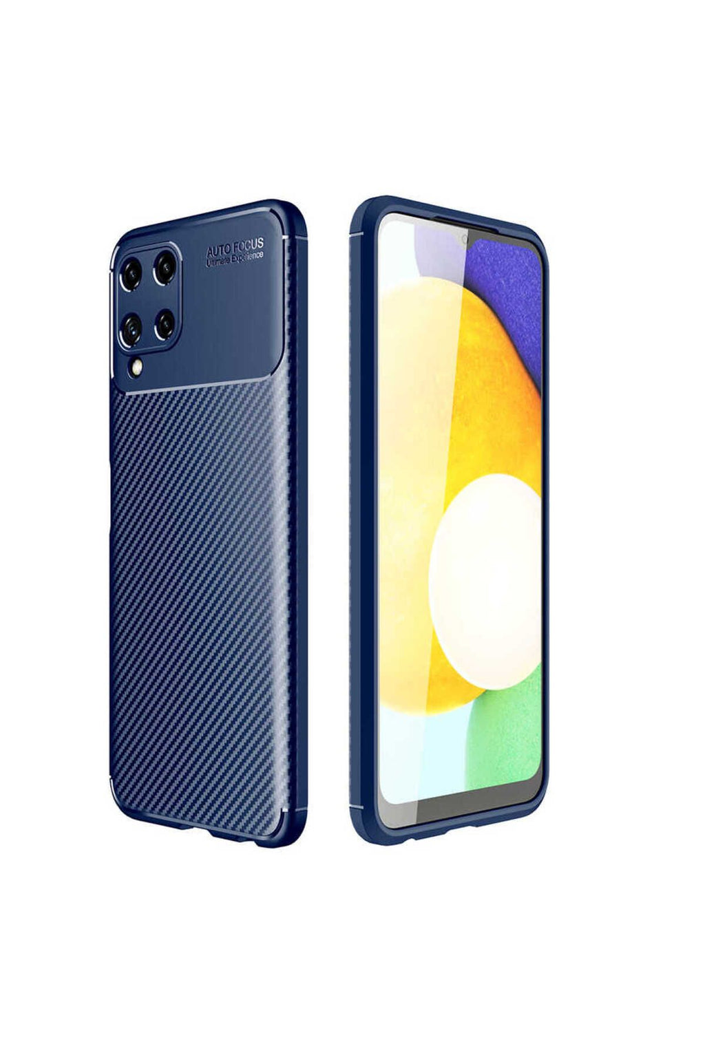 Galaxy A22 4G Kılıf TKNR Negro Silikon Kapak - Lacivert