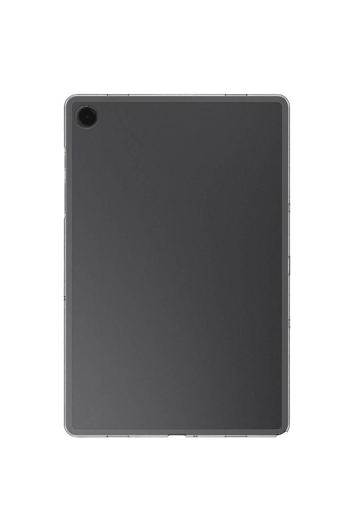 Galaxy Tab A9 Plus Kılıf  Uyumlu Zore Tablet Süper Silikon Kapak-Renksiz