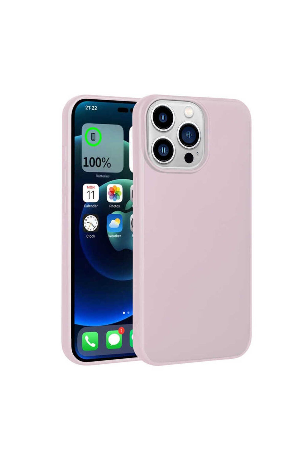 iPhone 14 Pro Uyumlu Zore Premier Silikon Kılıf-Rose Gold