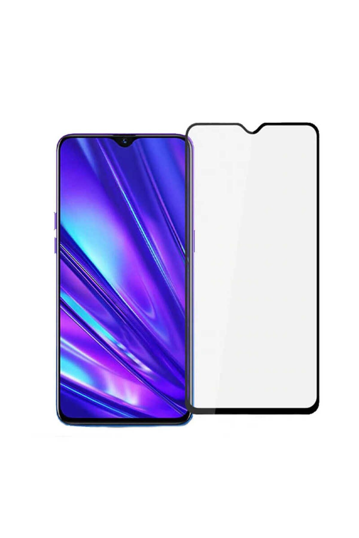 Galaxy A02 Uyumlu  Kenarları Kırılmaya Dayanıklı Cam Ekran Koruyucu