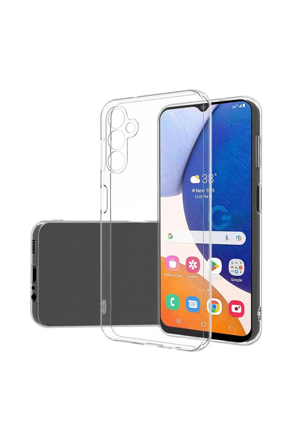 Galaxy A34 Kılıf TQR Süper Silikon Kapak - Renksiz