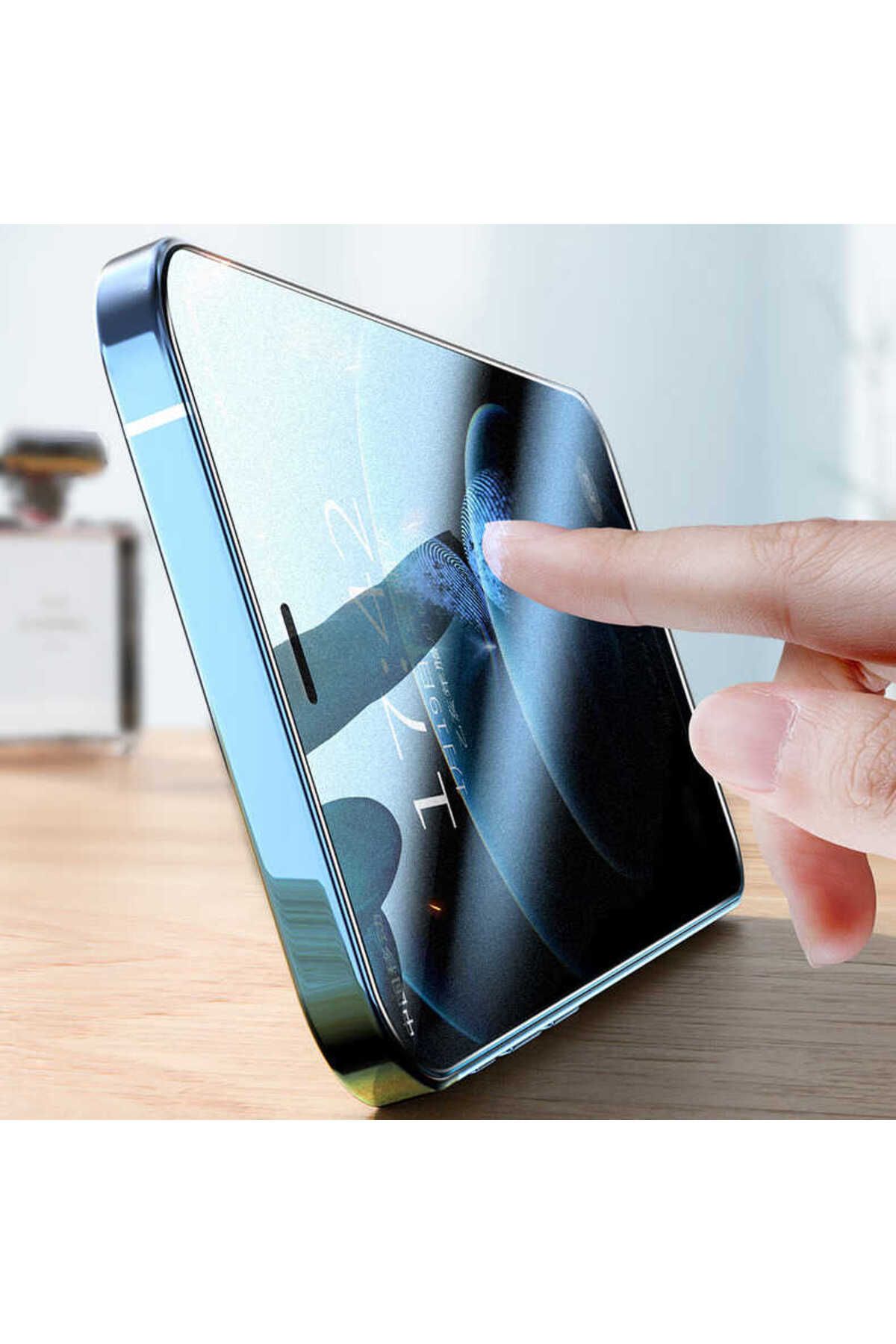 iPhone 14 Plus Uyumlu Lofy Rika Premium Privacy Temperli Cam Ekran Koruyucu