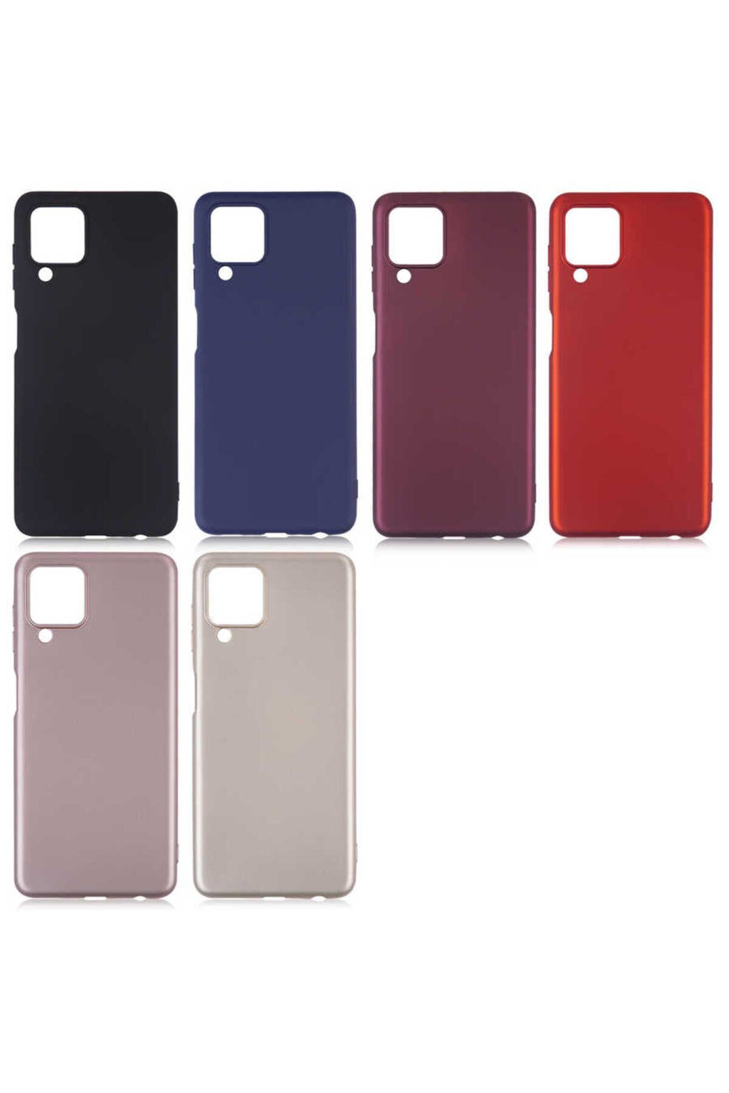 Galaxy A22 4G Kılıf Zore Premier Silikon Kapak - Siyah