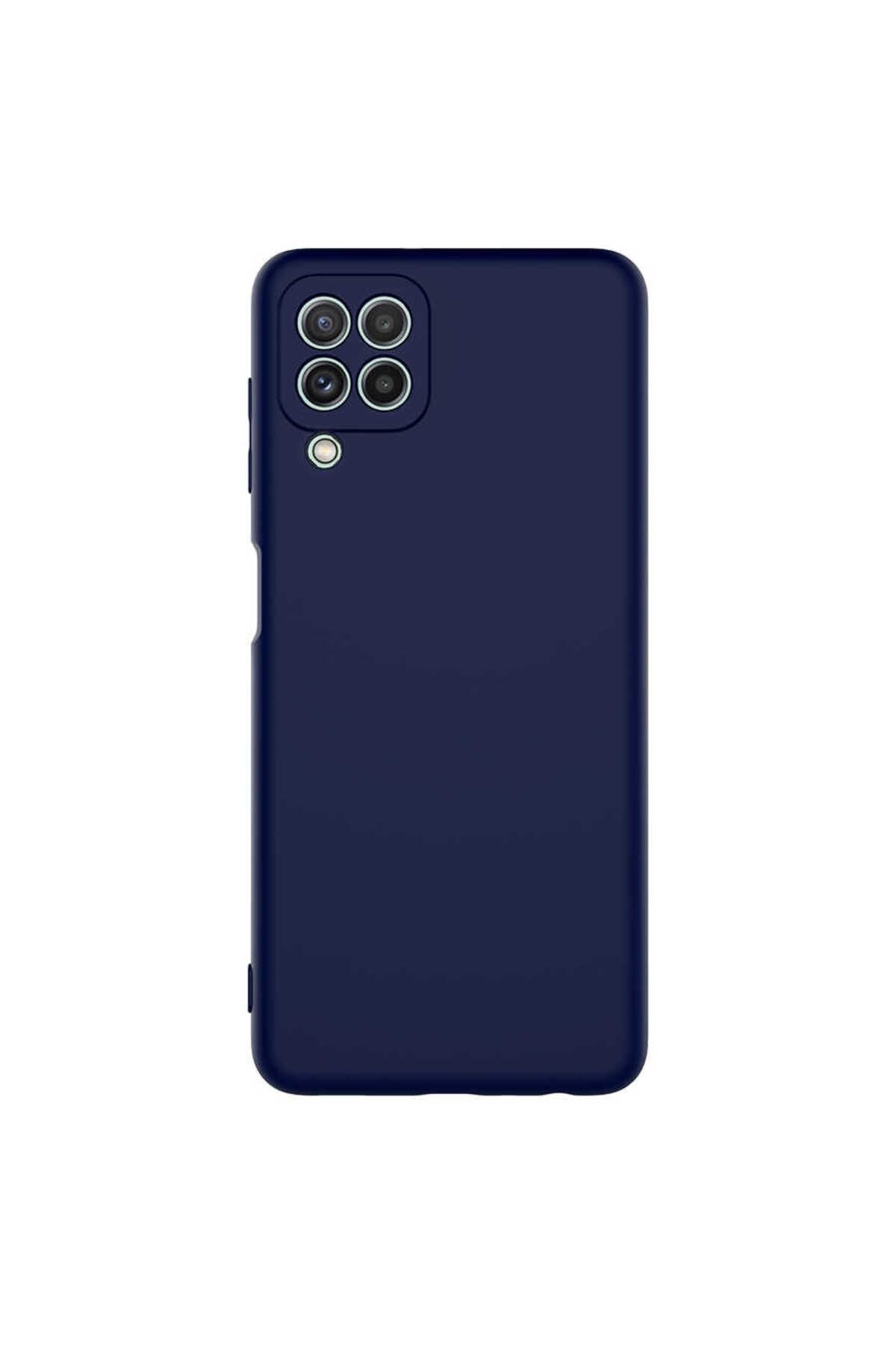 Galaxy A22 4G Kılıf Zore Mara Lansman Kapak - Lacivert