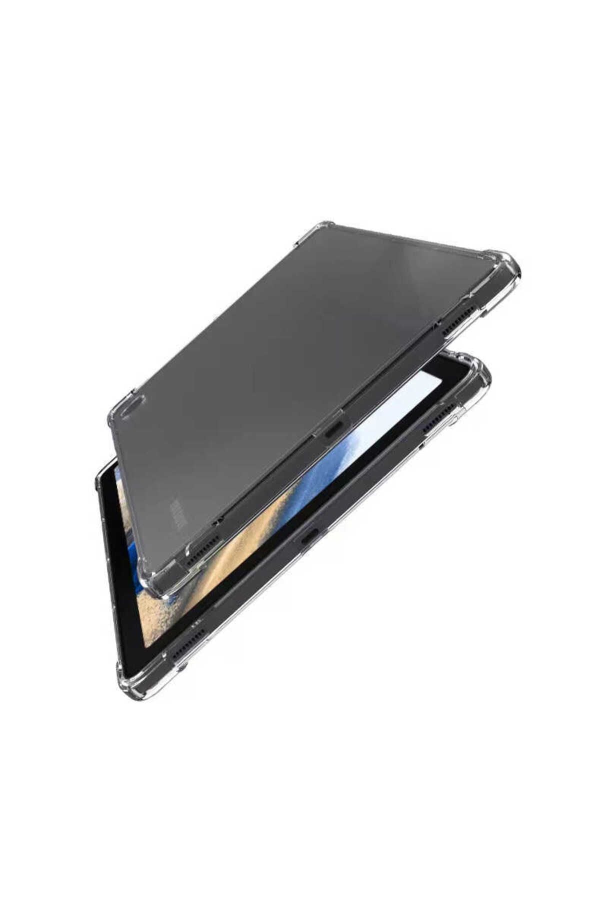 Galaxy Tab A8 10.5 SM-X200 (2021) Kılıf  Uyumlu Zore Tablet Nitro Anti Shock Silikon Kapak-Renksiz
