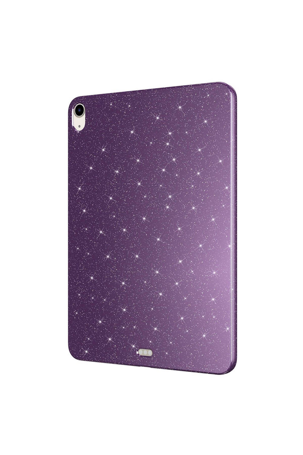 iPad 10.9 2022 (10.Nesil) Simli Parlak Görünümlü Zore Tablet Koton Kılıf - Derin Mor