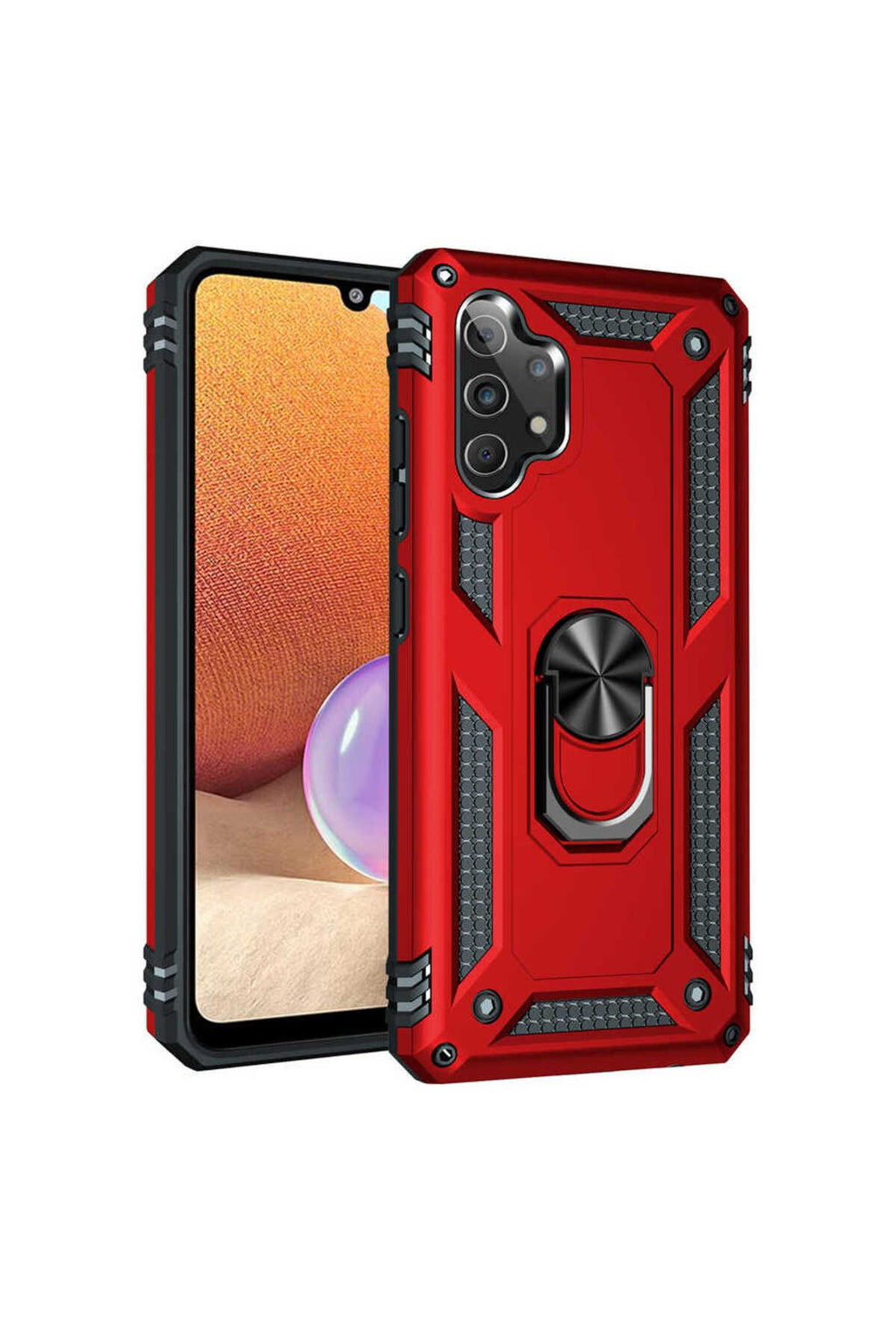 Galaxy A32 4G Kılıf Zore Vega Kapak - Kırmızı