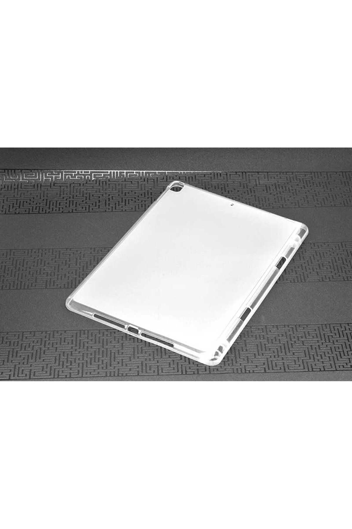 iPad 10.2 2021 (9.Nesil) Zore Kalemli Tablet Silikon - Siyah