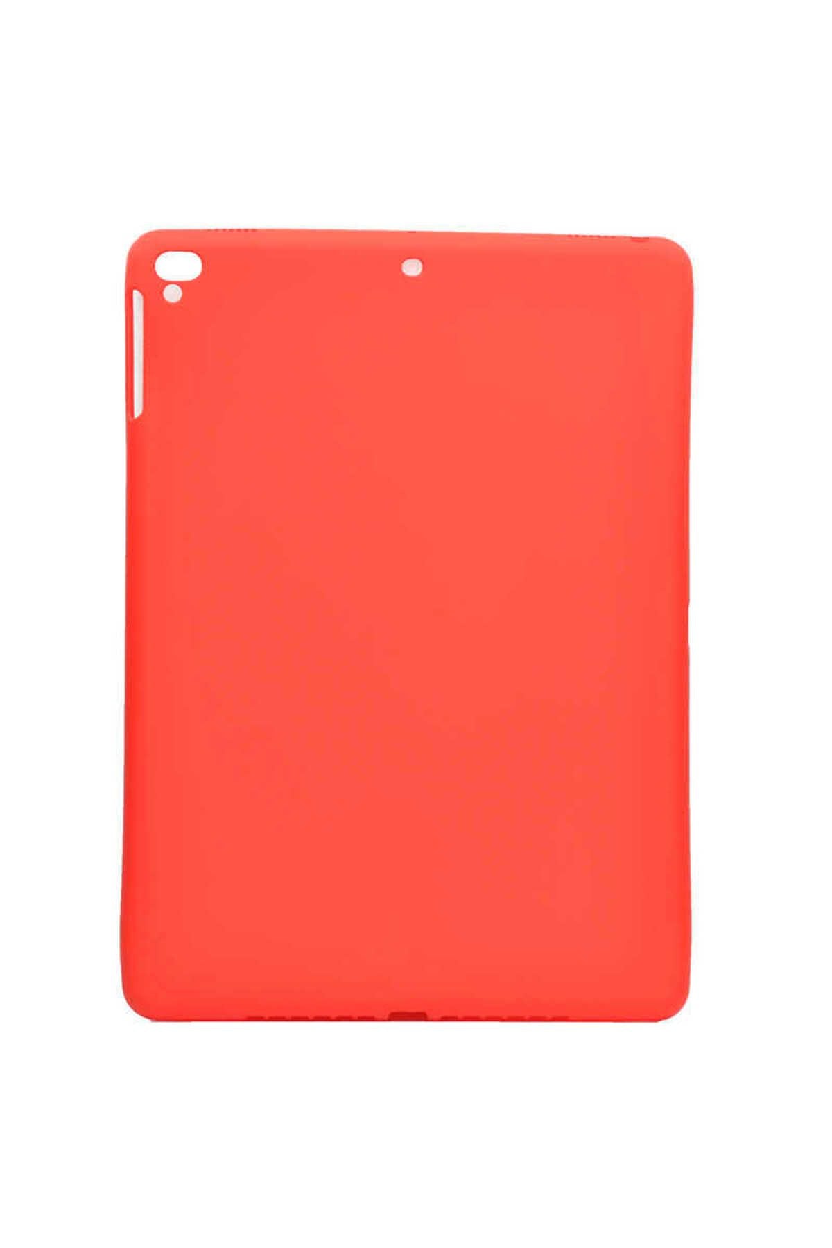 iPad 9.7 2017 (5.Nesil) - Uyumlu Uyumlu Zore Sky Tablet Silikon-Kırmızı