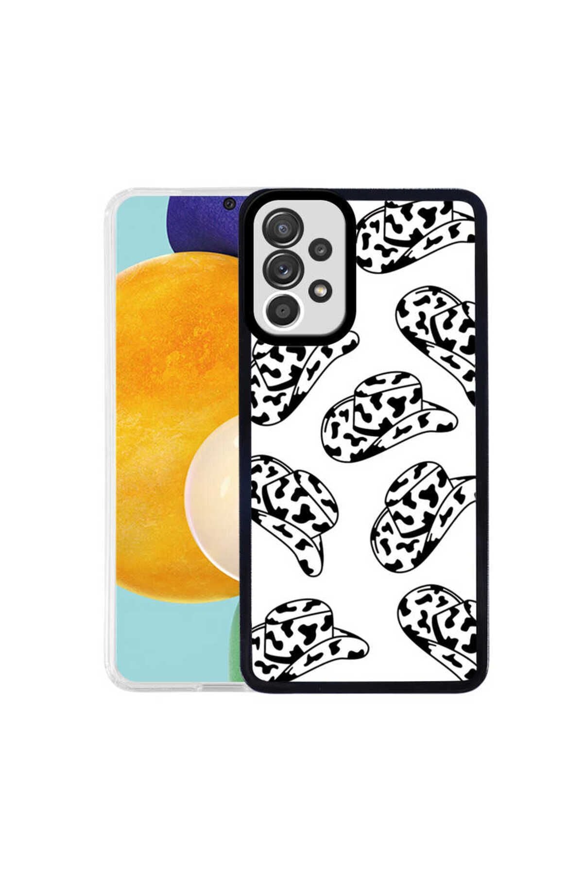 Galaxy A52 Kılıf Zore M-Fit Desenli Kapak - Hat No5