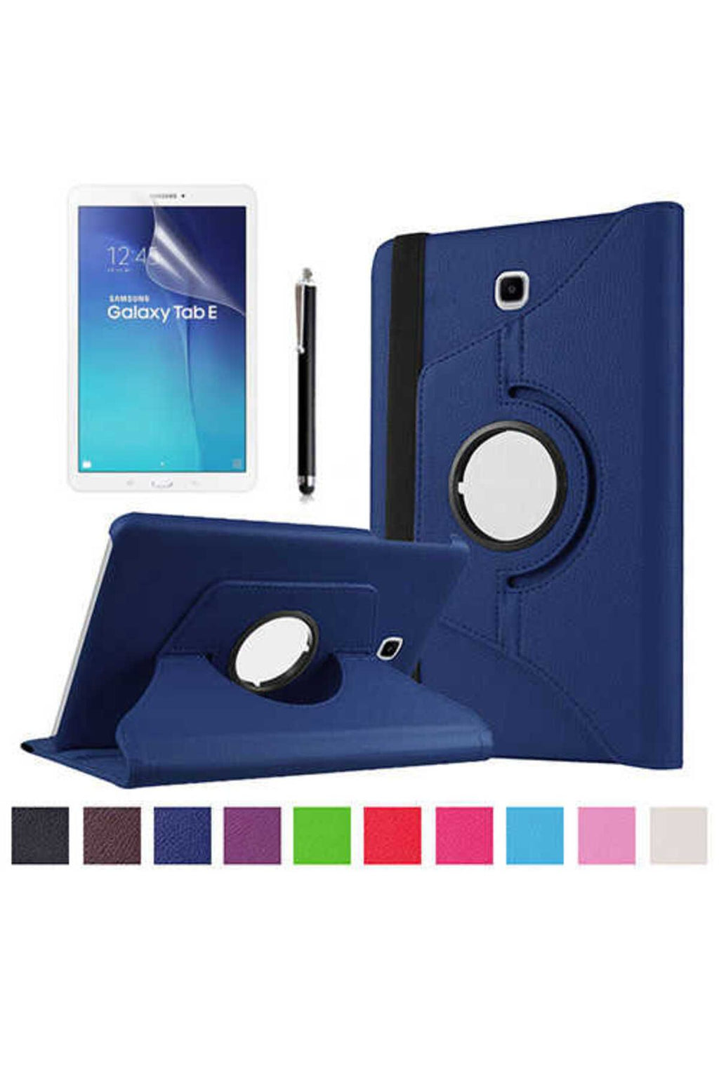 Galaxy Tab S 8.4 T700  Uyumlu Zore Dönebilen Standlı Kılıf-Mor