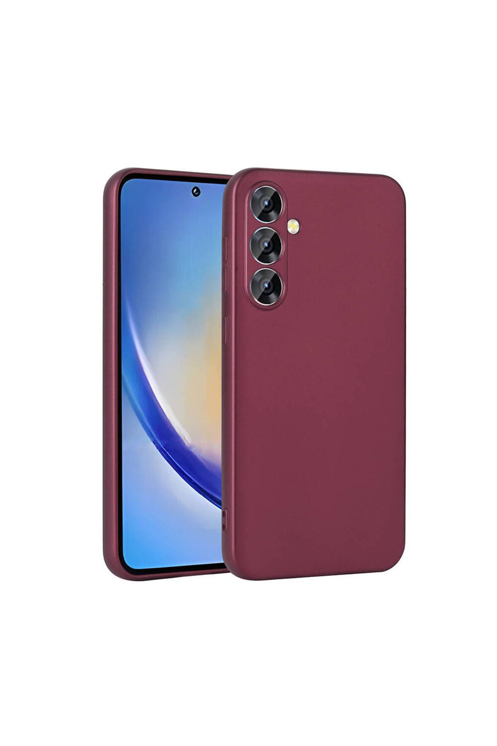 Galaxy A35 Kılıf Zore Premier Silikon Kapak - Rose Gold