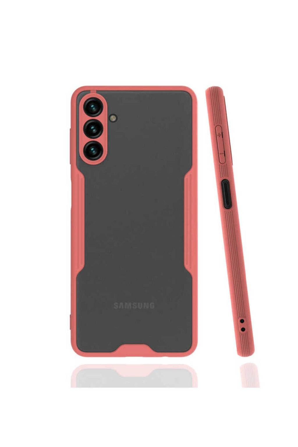 Galaxy A04S Kılıf Zore Parfe Kapak - Pembe