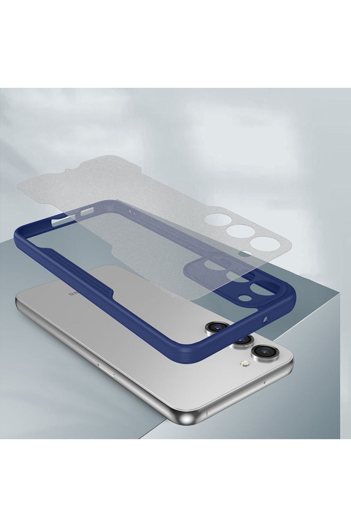 Galaxy S23 Uyumlu Zore Parfe Kılıf-Lacivert