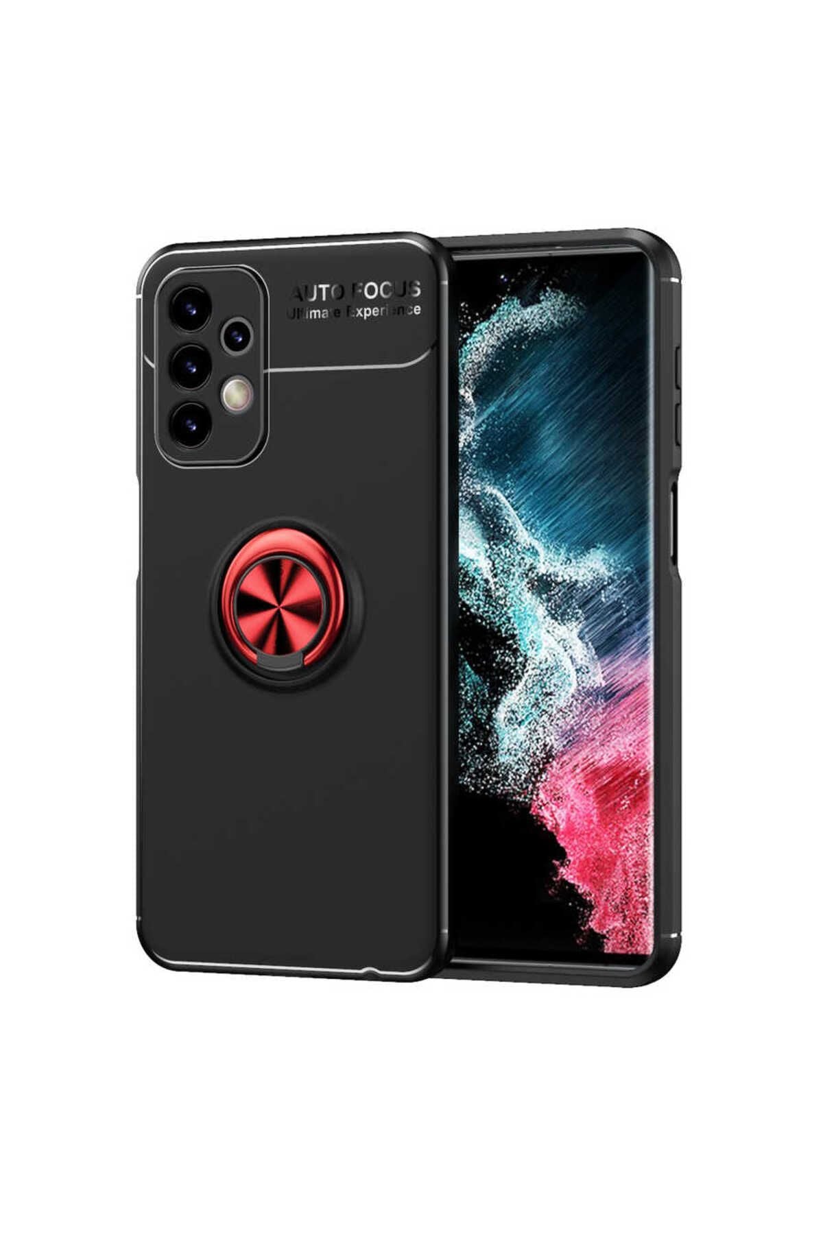 Galaxy A23 Kılıf Zore Ravel Silikon Kapak - Siyah