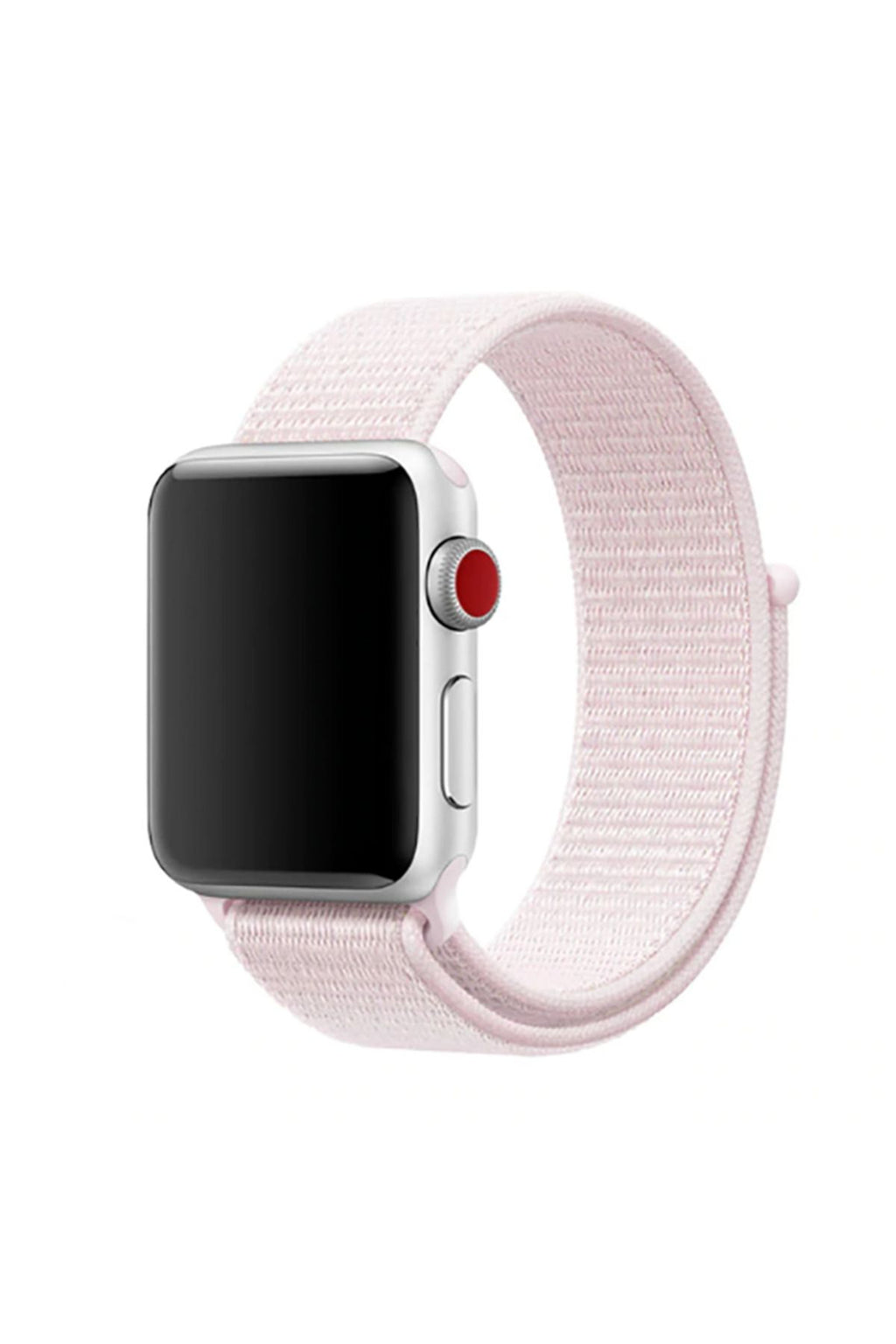 Watch 42mm Uyumlu KRD-03 Hasır  Kordon-56-Neon Pink