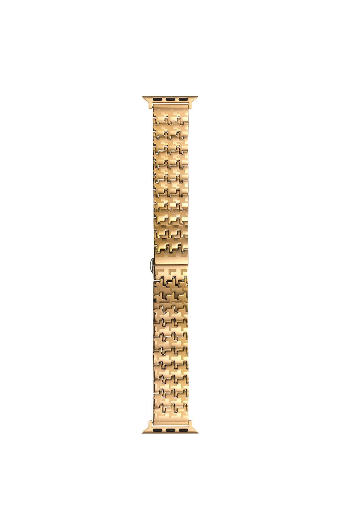 Watch Ultra 49mm Uyumlu KRD-86 Metal Zore Kordon-Gümüş