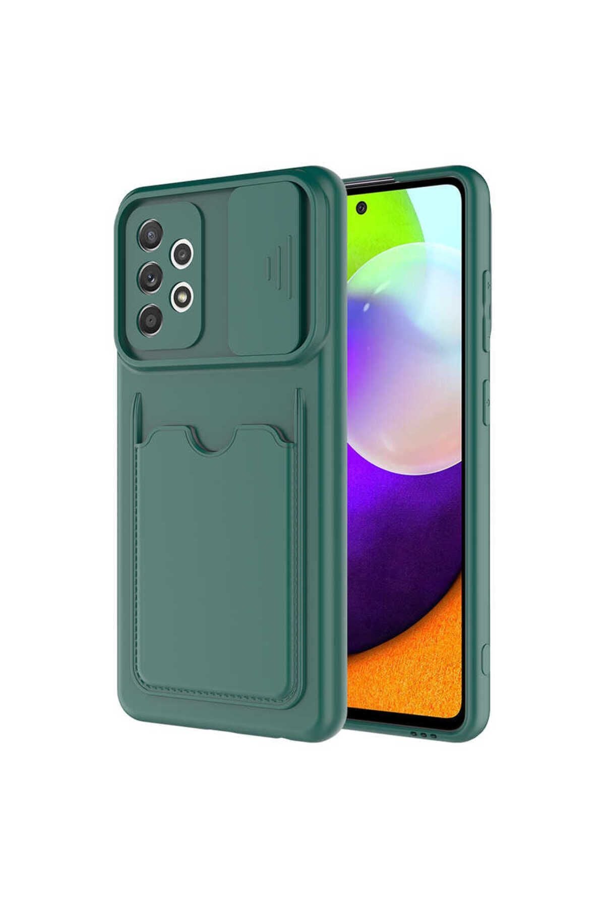 Galaxy A52 Kılıf Zore Kartix Kapak - Kırmızı